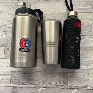 Stainless Steel Vacuum Insulated Bottle Set